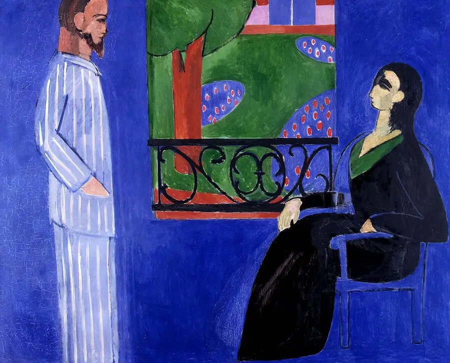 The Conversation in Detail Henri Matisse